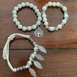 $10 or 2/$15 3 PIECE BOHO BEADED BRACELET NWOT